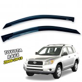 Дефлектори вікон Toyota RAV-4 2006-2013  перед  накладні (DEFL) Q2